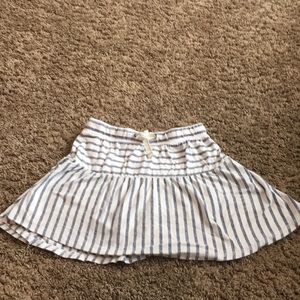 A cat & jack cute striped cottton skirt!